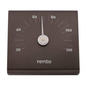  Termo och hygrometer   Rento bastu-termometer i Aluminium Grafit-grå   